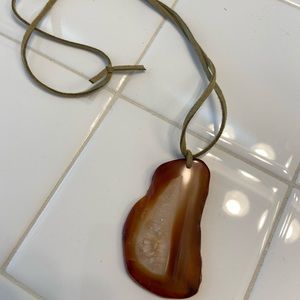 Agate Slice Necklace
